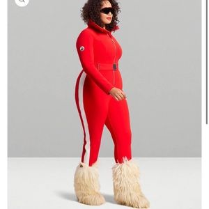 Cordova: Ski Suit, Red, NWT, Small, In Boot.